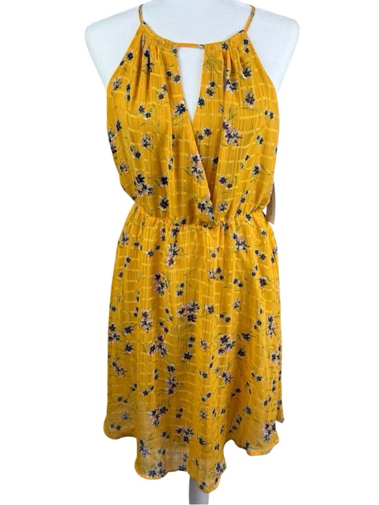 Collective Concepts Dresses & Skirts - Collective Concepts Remy Dress Stitch Fix L Yellow Blue Floral